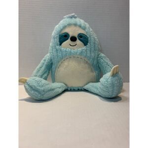 Aurora sloth plush stuffed animals 14"  blue and white